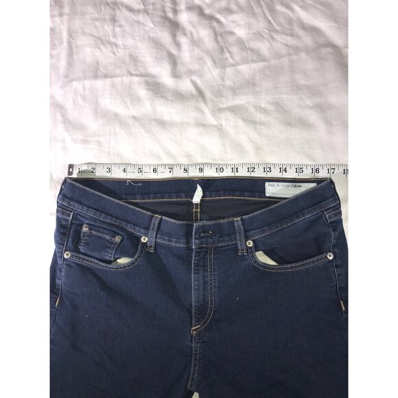 Rag & Bone Women's Marlowe Dark Blue Wash Slim Fit  Capri Jeans Size 32 - Picture 6 of 10